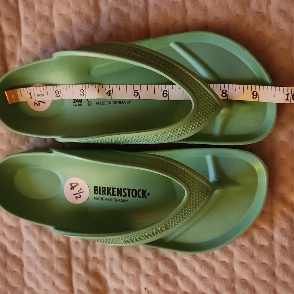 Birkenstock Green Flip Flops Birkenstock Women's, Honolulu EVA Sandal Jade 37 - Picture 15 of 15